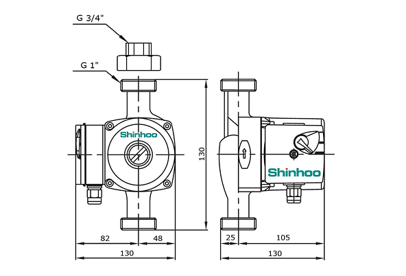 Конструктивные особенности Shinhoo BASIC с корпусом из нержавеющей стали (N)
